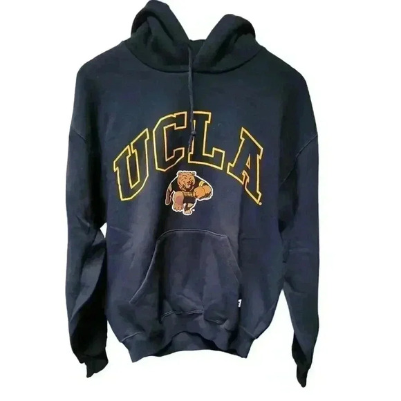 Russell Athletic Tops - UCLA By Russell Athletic Blue Hooded Pullover Sweatshirt Sz Medium